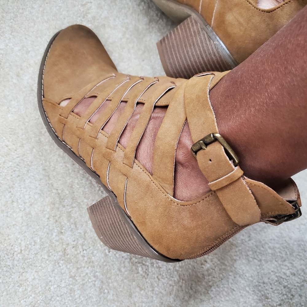 G By Guess Brown Gia Cutout Bootie - image 3